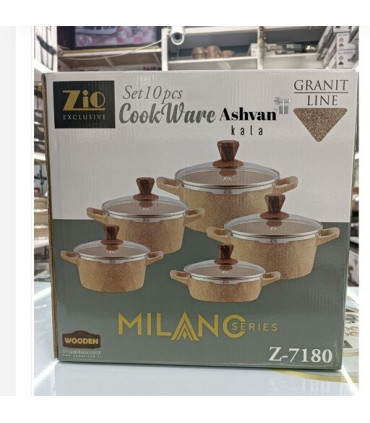سرویس قابلمه 10 پارچه زیو مدل Zio Z-7180 اصلی