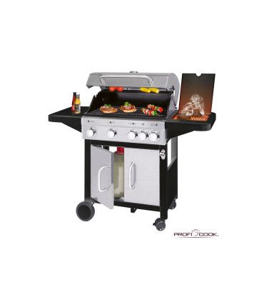 اجاق گاز باربیکیو 4 شعله پروفی کوک مدل PC-GG 1219