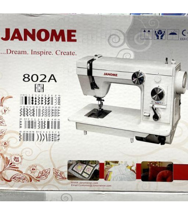 چرخ خیاطی ژانومه مدل 802a اصلی با 18 ماه گارانتی